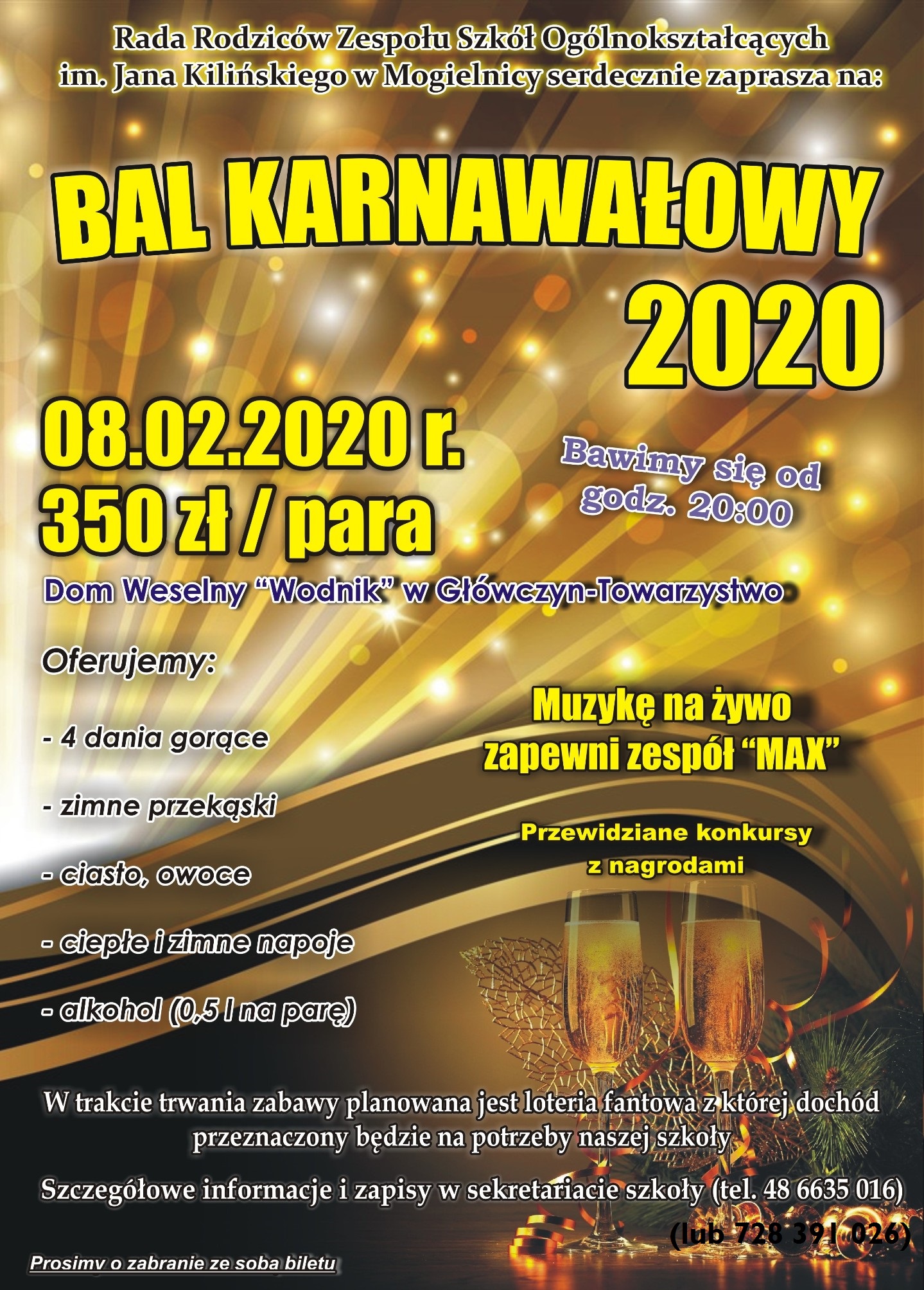 You are currently viewing Zapraszamy na Bal Karnawałowy 2020