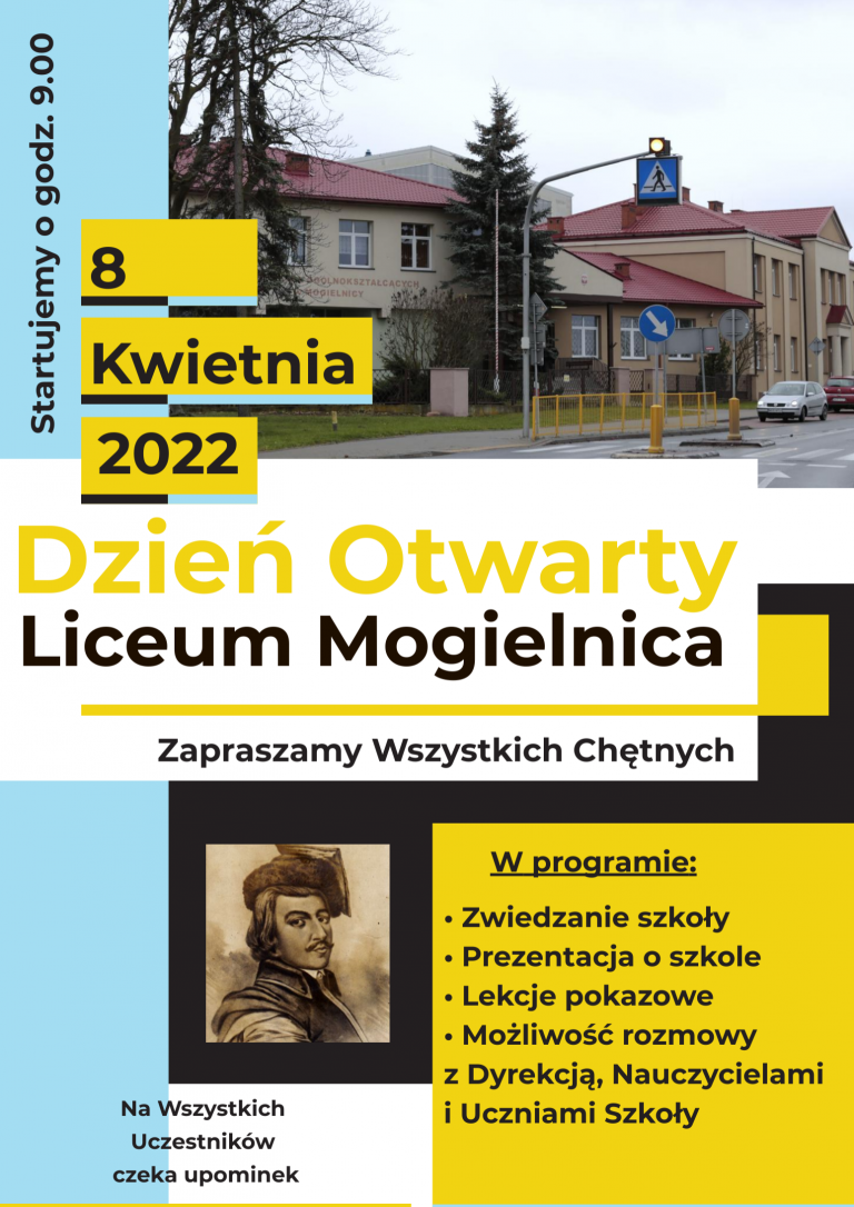Read more about the article Zapraszamy na Dzień Otwarty do Naszego Liceum