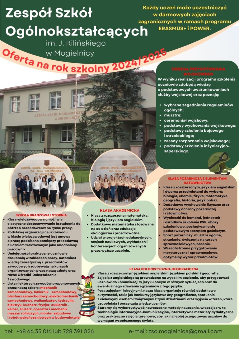 Read more about the article Oferta edukacyjna na rok szkolny 2024/2025